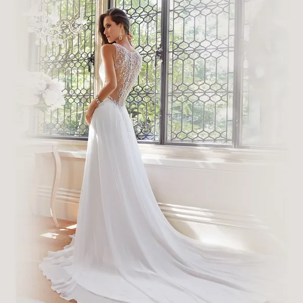 Сексуальное свадебное платье Casamento vestido de noiva renda с бисером винтажное длинное платье с v-образным вырезом для матери невесты