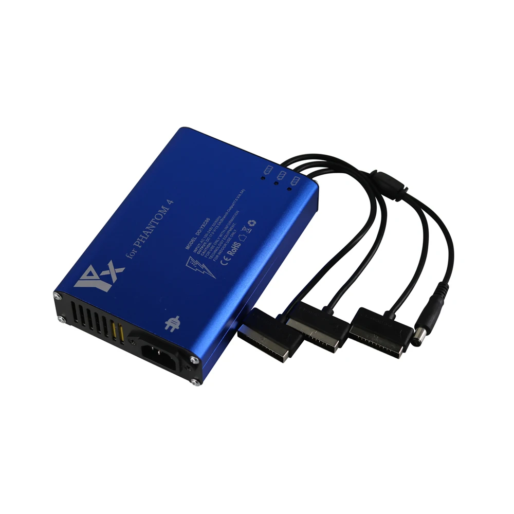 4 em 1 Hub de Energia para Dji Novo Inteligente Paralelo Fantasma Avançado Drone Bateria Controle Remoto Carregador Rápido Peças 44pro - Image 4
