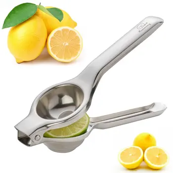 

Stainless Steel Professional Manual Citrus Juicer, Lemon Orange Lime Squeezer Citrus Press