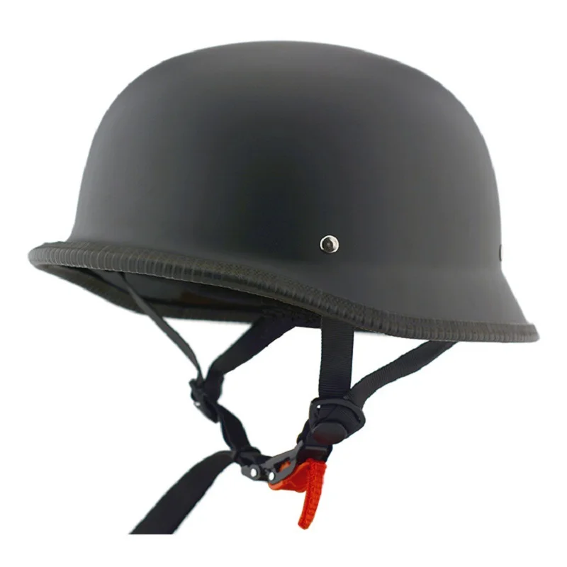 Мотоциклетный шлем POSSBAY в стиле ретро немецкий полулицевой для чоппера круизера