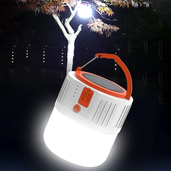 

Solar Powered Portable Lantern Outdoor Waterproof Garden 3 In 1 Hanging Universal 24LEDS Wireless 5 Modes Ergonomic Camping Lamp