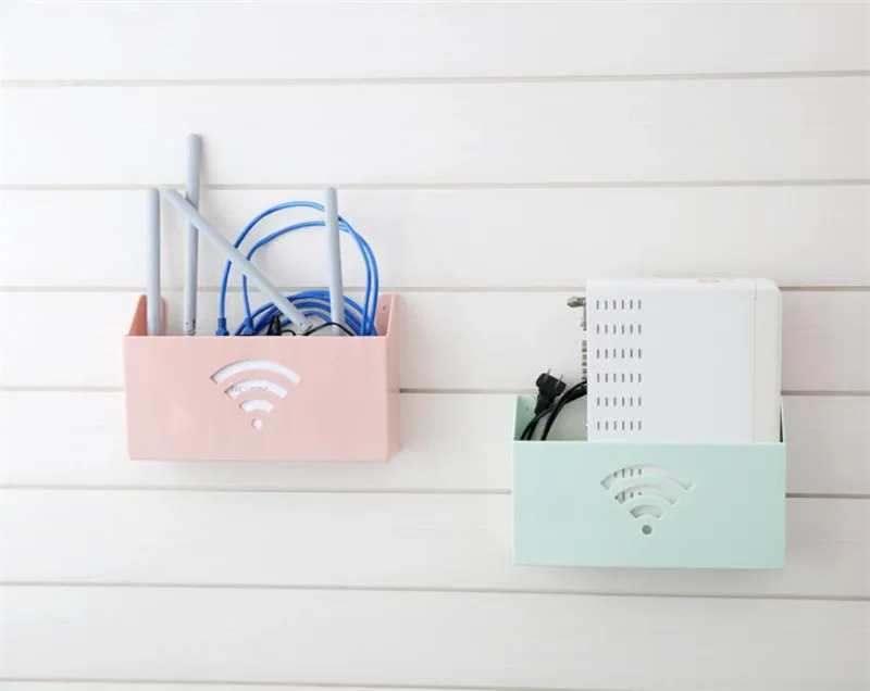 Настенный ящик для хранения роутера Wi Fi полка держатель настенный подвесной