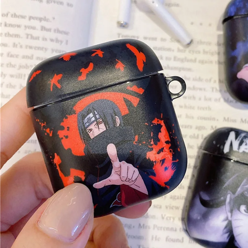 Чехол Uchiha Itachi для AirPods Apple, японский аниме Наруто, чехол для наушников s, для Airpods 1, 2, ТПУ, IMD, чехол, аксессуары, защитная крышка - Цвет: 7