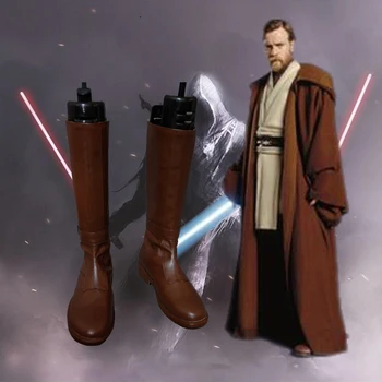 

Star Wars: The Last Jedi Anakin Skywalker shoes cosplay adults men and women boots shoes Halloween Fashion Long shoes