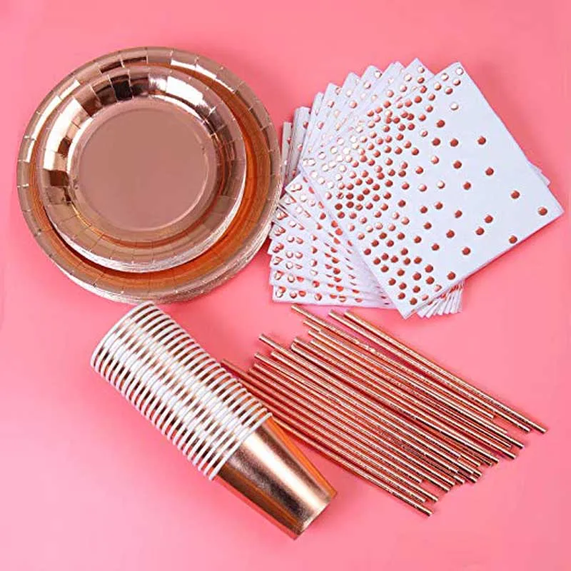 Rose Gold Plate Cup Package (3)