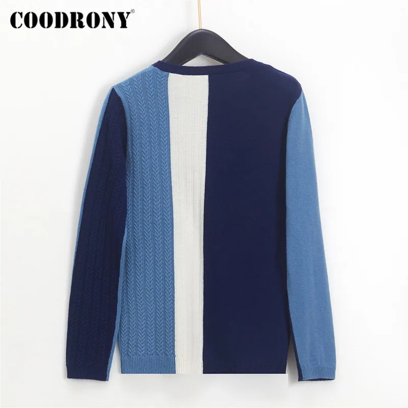 COODRONY Brand Elegant Soft Wool Pullover Slim Sweaters Women 2020 Autumn Winter Knitted Striped Female Jumper W1121