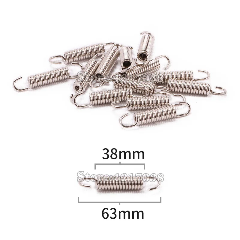 2PCS Universal Motorcycle Exhaust Spring Hooks Stainless Steel Exhaust Front Middle Link Pipe Rotatable Metal Springs Kit Set 2PCS Universal Motorcycle Exhaust Spring Hooks Stainless Steel Exhaust Front Middle Link Pipe Rotatable Metal Springs Kit Set