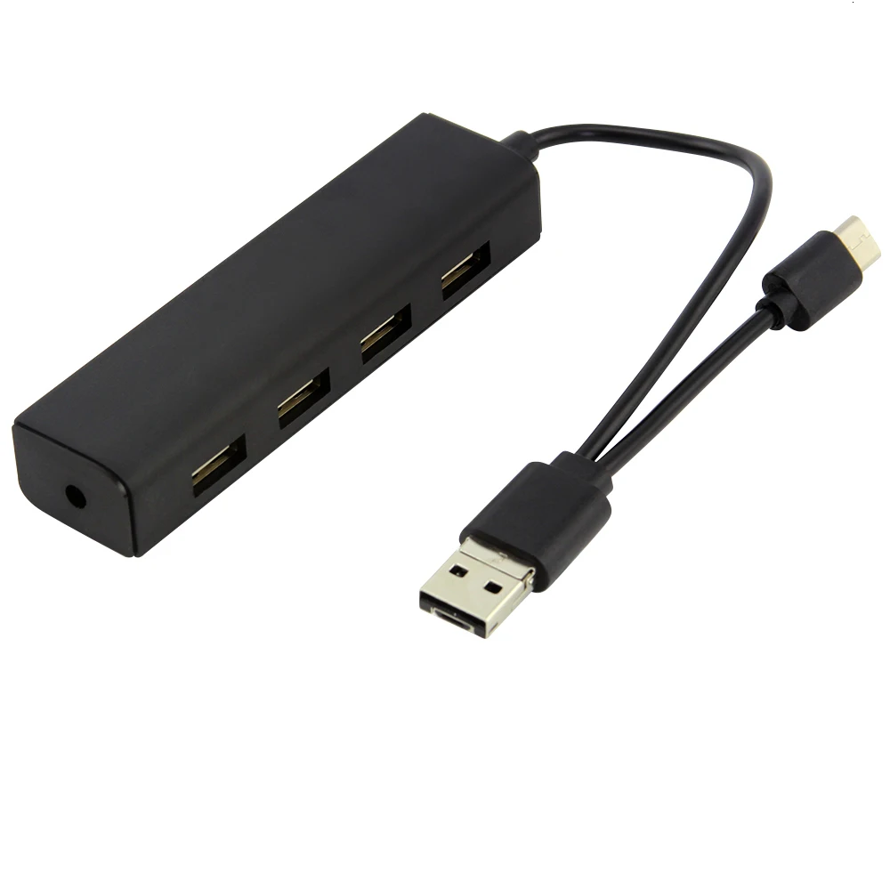 3 в 1 мульти usb-хаб 4 порта type C концентратор адаптер с интерфейсом питания микро OTG USB 2,0 разветвитель для Macbook компьютерные аксессуары