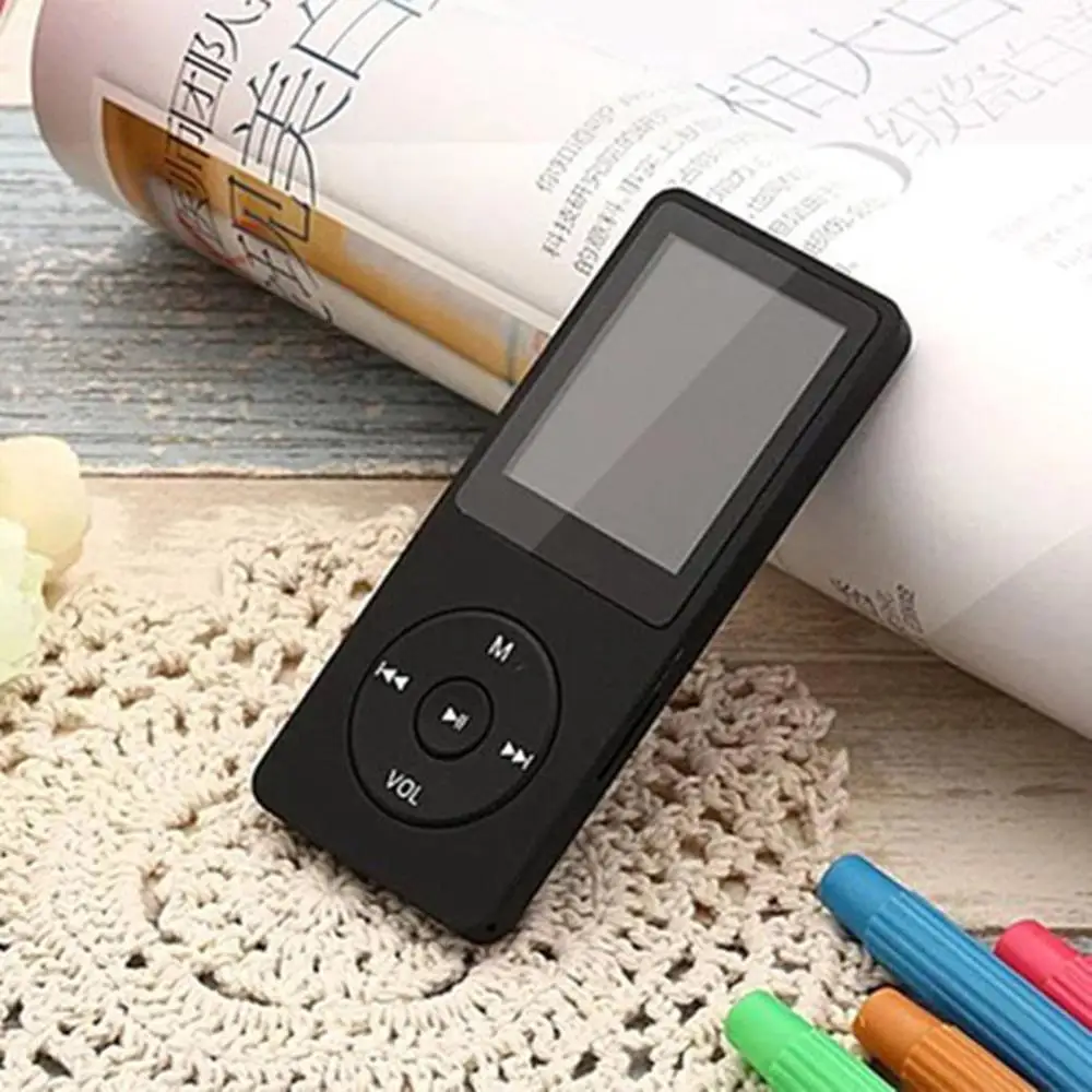 Ультратонкий MP3-плеер колонки может воспроизводить 80H Lossless портативный walkman с радио FM Запись Hi-Fi Musik плеер
