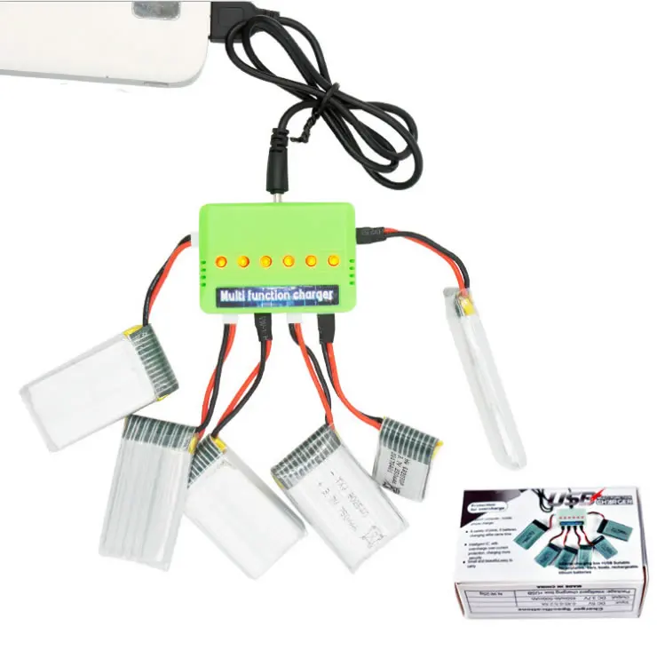 3 7 В 1to6 зарядное устройство интеллектуальное USB для Syma X5C X5SW X11 X13 X11C X3 X7 X5SC части