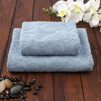 

Terry towel set BAHAR, 50x90, 70x130 cm, blue