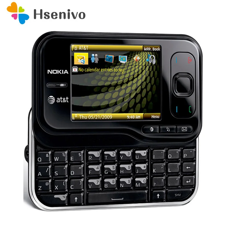 6790 Original Unlocked Nokia 6790 Surge Mobile Phone 2.4 inch 3G With Bluetooth A-GPS FM Radio cellphone Free Shipping