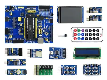 

Open18F4520 Package B PIC development board including 2.2inch LCD Micro SD Storage Board LCD1602 SEG LED Board Push Buttons etc