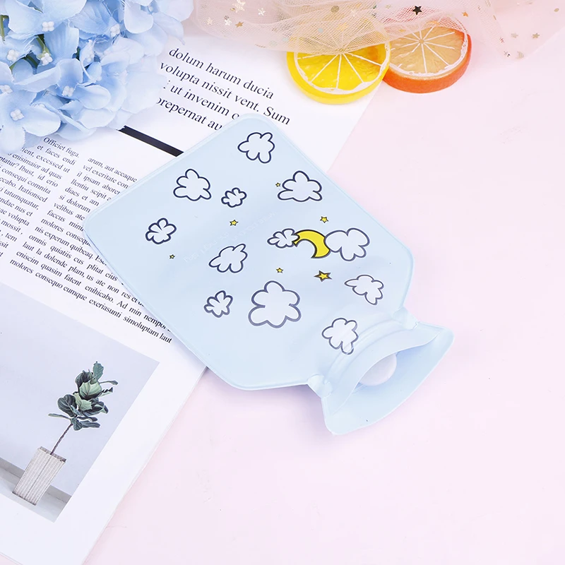 1pc Portable Mini Hot Water Bag Bottle Winter Heat-resistant Water Bottler Warmer Hand Warmer for School Home Office Use