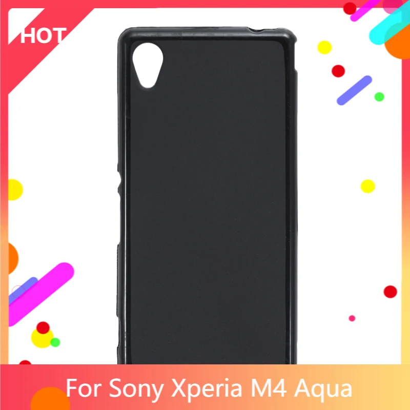 Чехол для Xperia M4 Aqua матовый Мягкий Силиконовый ТПУ чехол-накладка Sony тонкий