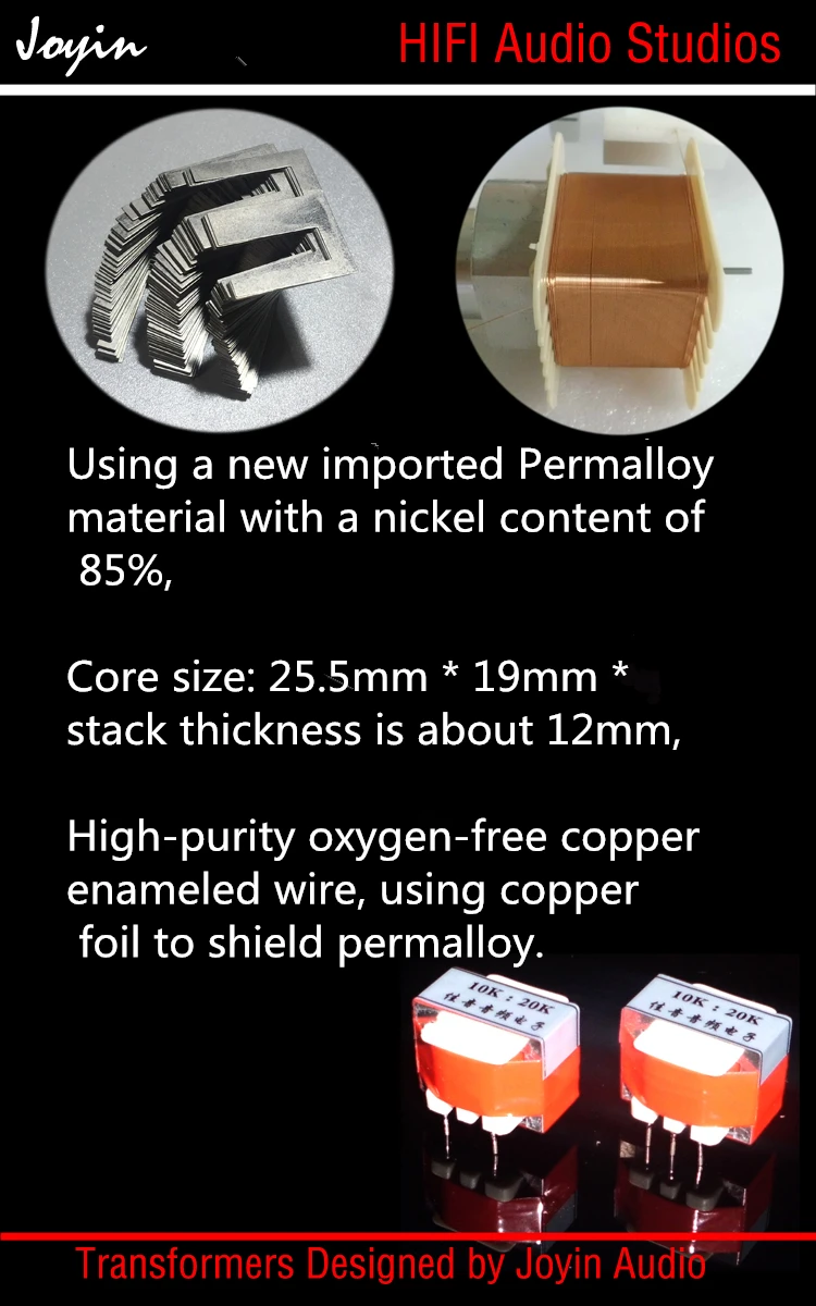 Ссылка США Jensen процесс J26 Permalloy 10 K: 20K Аудио изолирующий трансформатор/1 пара