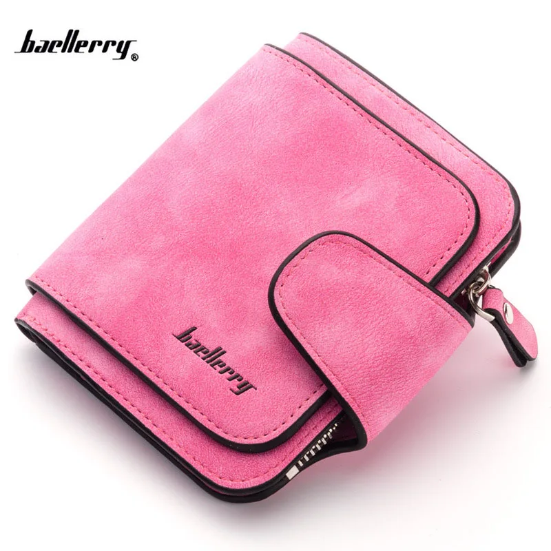 Baellerry/Новинка года; короткий кошелек из нубука для девушек в свежем Стиле; женский кошелек с отделением для монет