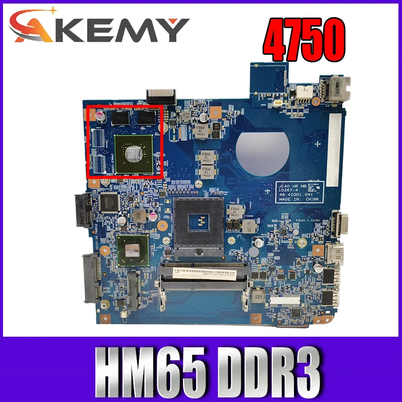Материнская плата Akemy для ноутбука ACER 4750 4752 4755 4352 материнская JE40 HR MB 10267-4 48 41q01. 041