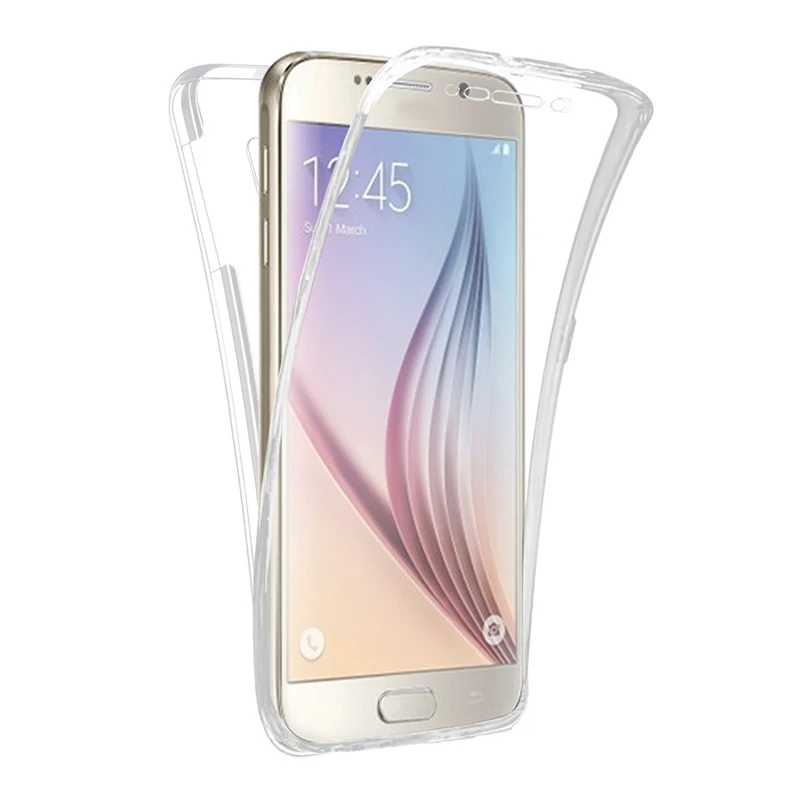 

New 360 Full TPU soft Ultra Thin Clear Front+Back Case Cover for Samsung S9 caseTouchable Anti-Scratch Protective Shell GHMY