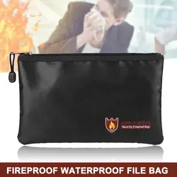 Огнеупорный мешок для документов огнестойкий водонепроницаемый кошелек-конверт для паспорта деньги файлы ING-SHIPPING