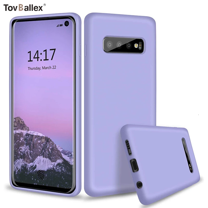 1000Pcs Phone Case For Samsung Galaxy A750 Note 10 Pro 9 8 S10 5G S9 S8 Plus S10e Luxury Soft Gel Rubber Liquid Silicone Cover |