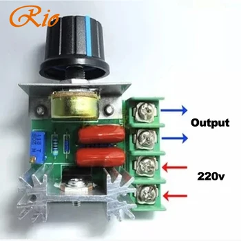 

220V 2000W SCR high-power electronic voltage transformer regulator Module Speed, dimming, speed control, temperature control mod