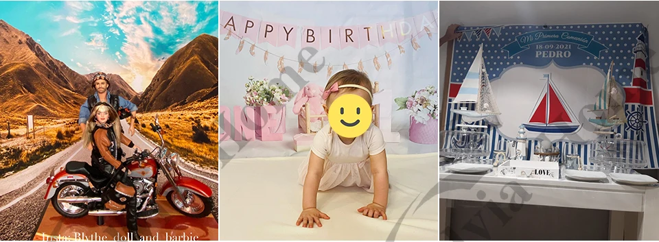 fundo de fotografia personalizado para festa de aniversário banner