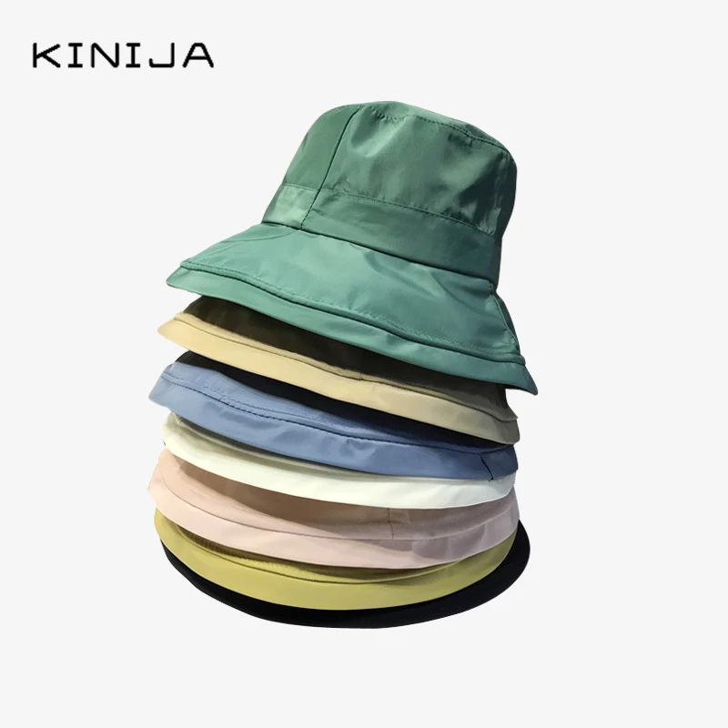 Полиэфирная Панама женская и мужская шляпа летняя Водонепроницаемая Рыбацкая