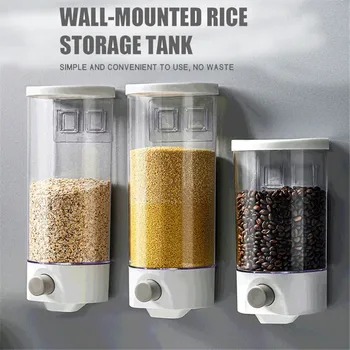 

Food Storage Cereal Container Plastic Kitchen Refrigerator Noodle Box Multigrain Storage Tank Transparent Sealed Cans Container
