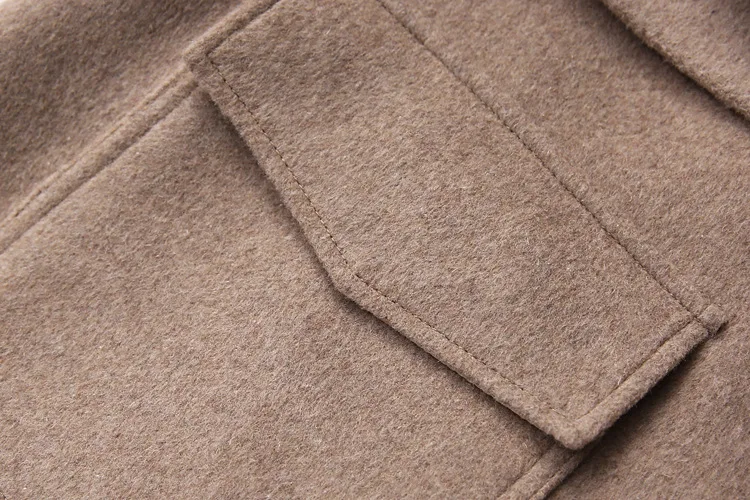 Mozuleva 2020 Handmade Double-Sided Wool Skirt 2020 New Woolen Skirt Skirt Skirt Autumn   Womens Dress Knee-Length Skirt