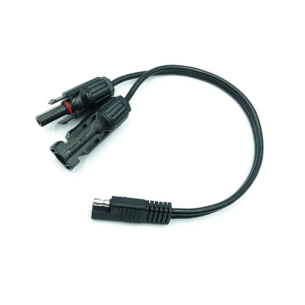 

13.77 inch SAE to MC4 Power Adapter Cable Cord Solar Battery Charger 12V/24V 240W 20A 14AWG for solar panel connectors