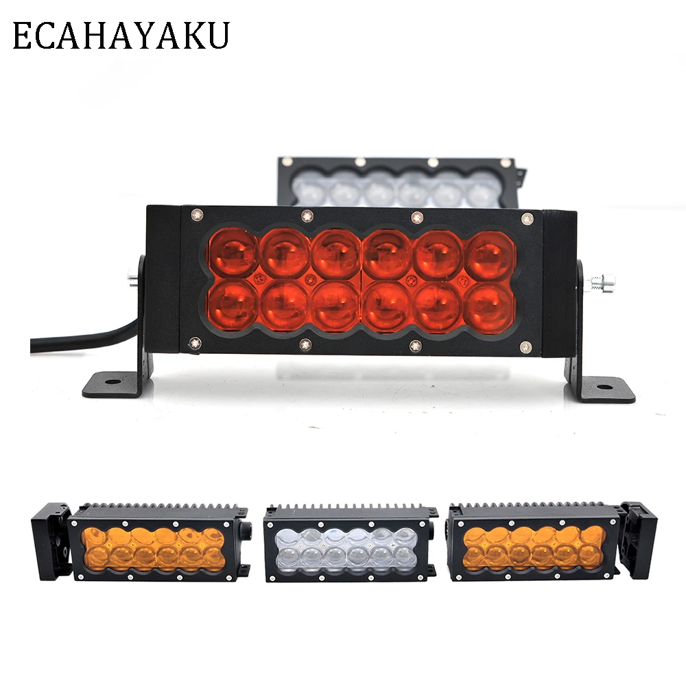 1 шт. ECAHAYAKU двойной 1" модульный светодиодный свет бар 60W 4300 K/6500 K дополнительные аксессуары для автомобилей для внедорожника SUV Jeep Hummer Landcruiser