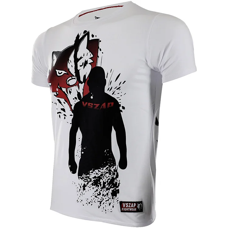 VSZAP Муай Тай шорты ThaiPattern Спортивная футболка тренировочные дышащие MMA боксерские майки