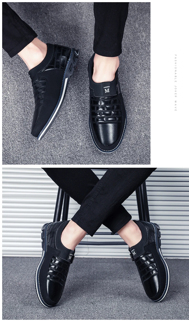 Fhlyiy/Брендовые мужские лоферы; зимняя короткая плюшевая обувь; удобные мужские мокасины года; мужские лоферы без шнуровки; черная обувь для вождения; большие размеры