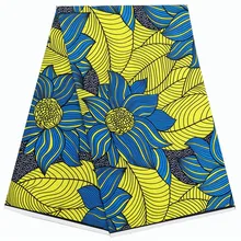 Настоящий голландский воск Африканский Анкара восковая печать ткань Африканский настоящий воск хлопок