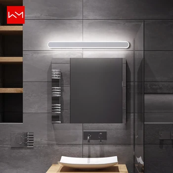 

WANMING Modern LED Mirror Fron Light Mirror Cabinet Lighting Makeup Dressing Mirror Vanity Table Mirror Lamp Waterproof Anti-Fog