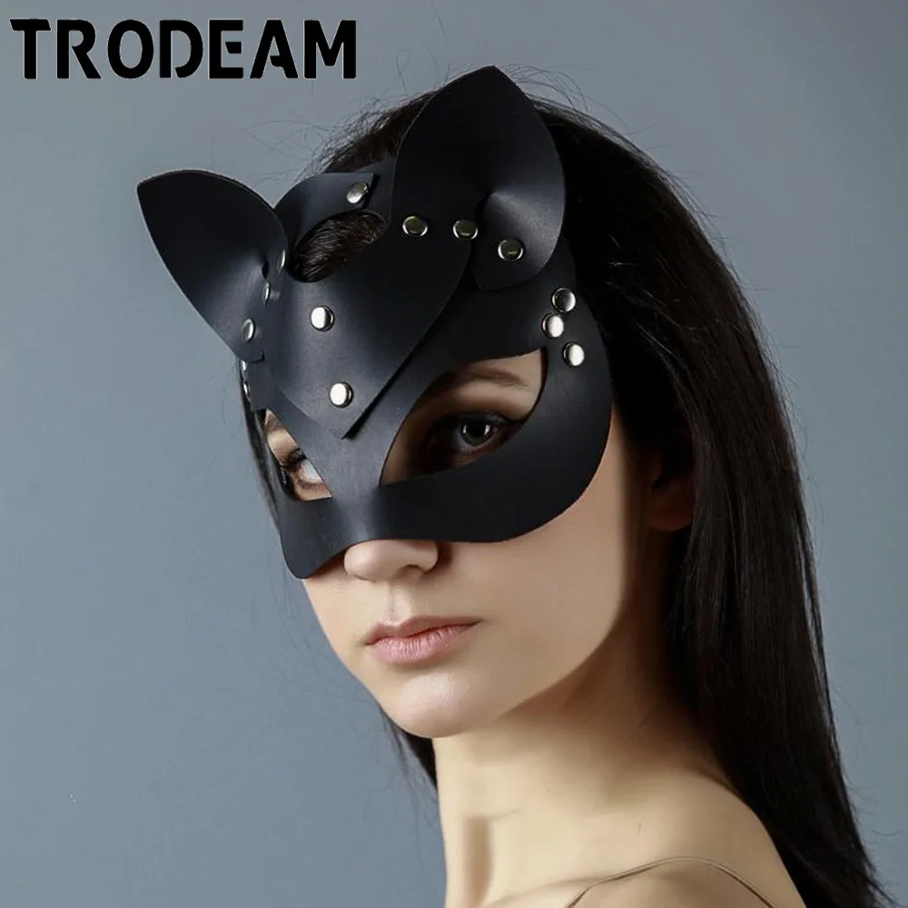 

TRODEAM Women Man Sexy Gentleman Masquerade Mask Prom Mask Halloween Masquerade Party Cosplay Costume Wedding Decoration Props