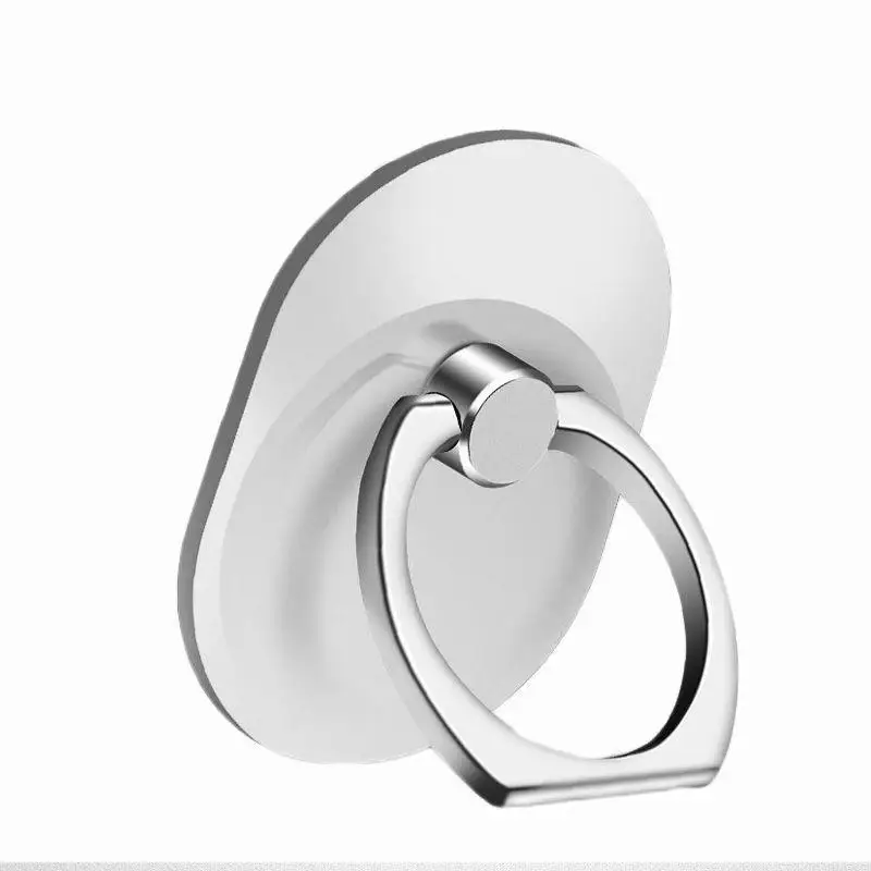 Silver Кольцо на палец держатель для телефона iPhone samsung мобильный телефон вращающаяся подставка держатель кронштейн автомобильное крепление стенд смартфон - Цвет: Silver