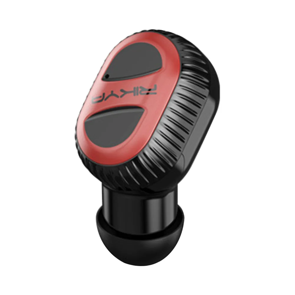 Black Red Музыка водонепроницаемый портативный звук игровой Замена батареи эргономичный беспроводной мини спорт HIFI одноканальный Bluetooth наушники - Цвет: Black Red