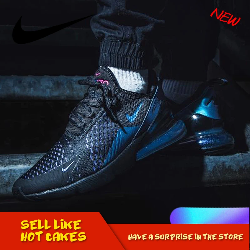 Оригинальные подлинные мужские кроссовки для бега Nike Air Max 270, модная спортивная Дизайнерская обувь высшего качества, Новое поступление 2019