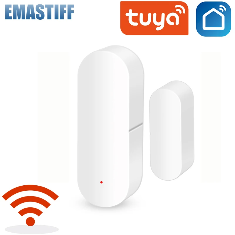 Tuya Smart Home Loud/WiFi Door Sensor Door Open Detectors Security Protection Alarm System Home Security Alert Security Alarm 