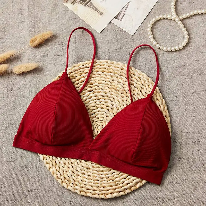

Sexy Deep V-Neck Beauty Back Solid Bra Tube Top Women Summer Seamless Tank Top Underwear Top Lencero Mujer