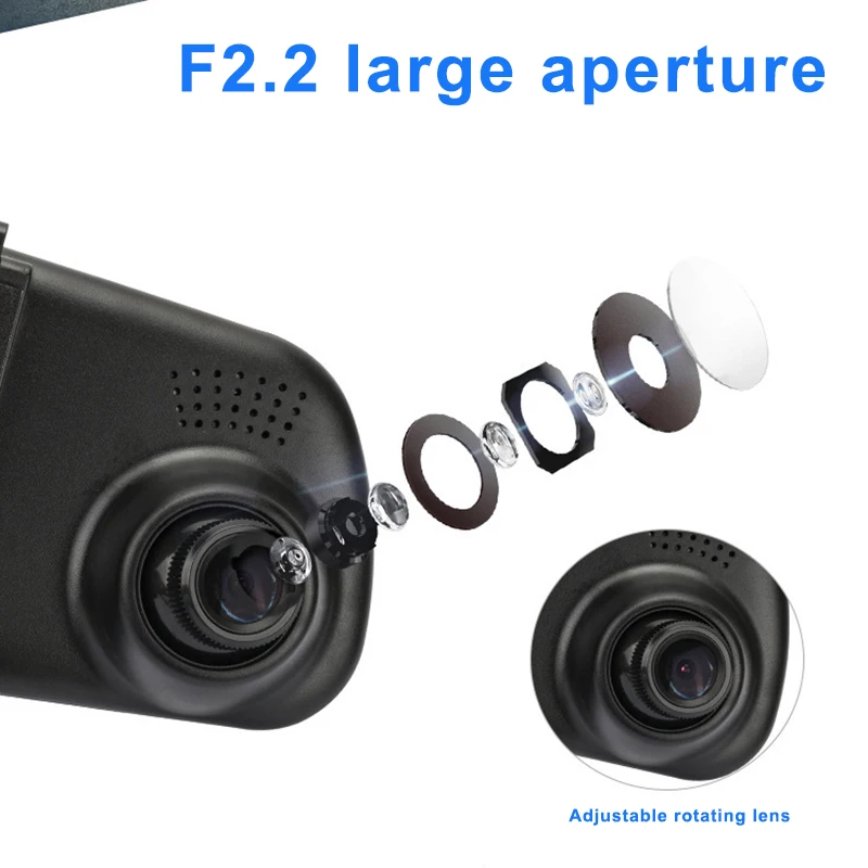 lcd DVR видео видеорегистратор 1080P FHD камера Передняя Задняя двойная линза вождения рекордер CSL88