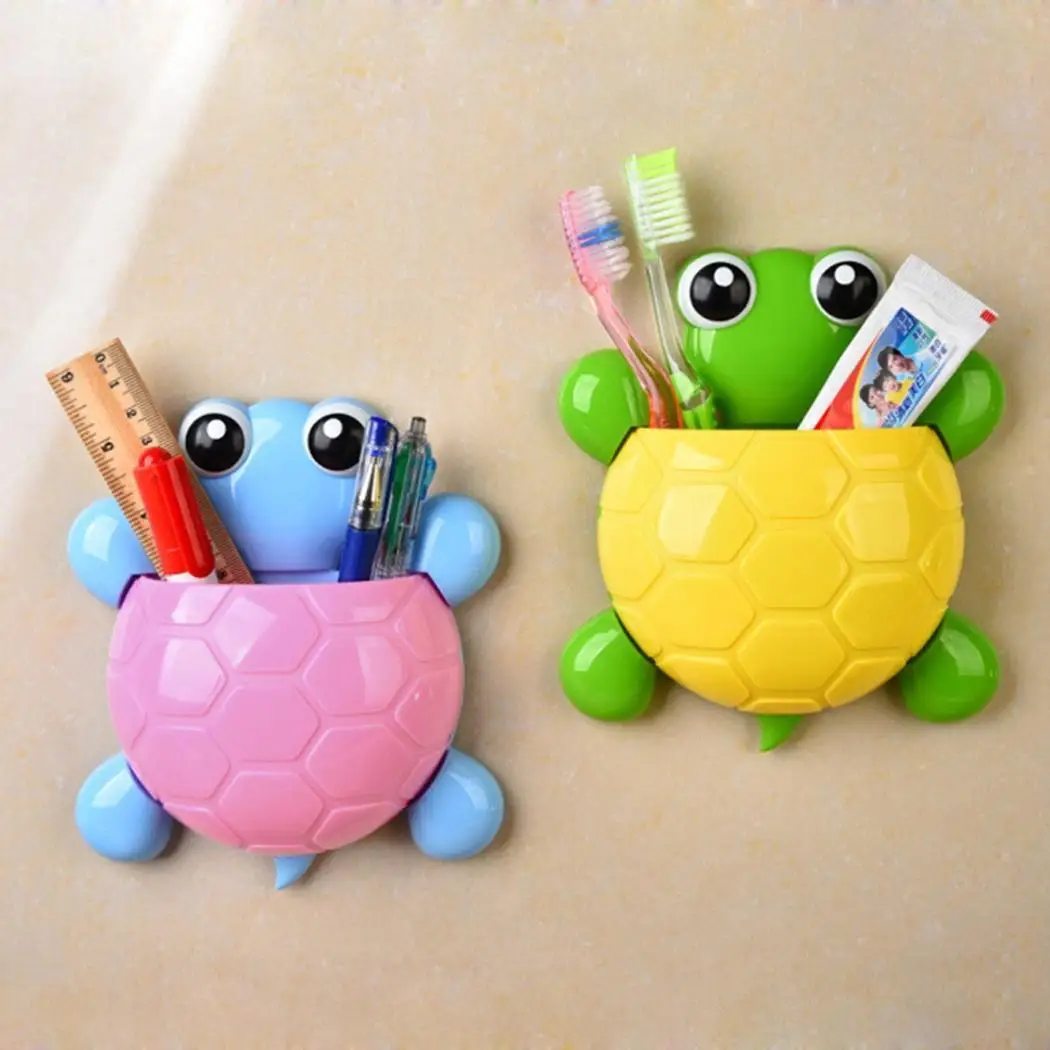 

Creative Cute Turtle-shape Toothbrush Holder Strong Suction 95g Cup Storage cup Rack Cartoon