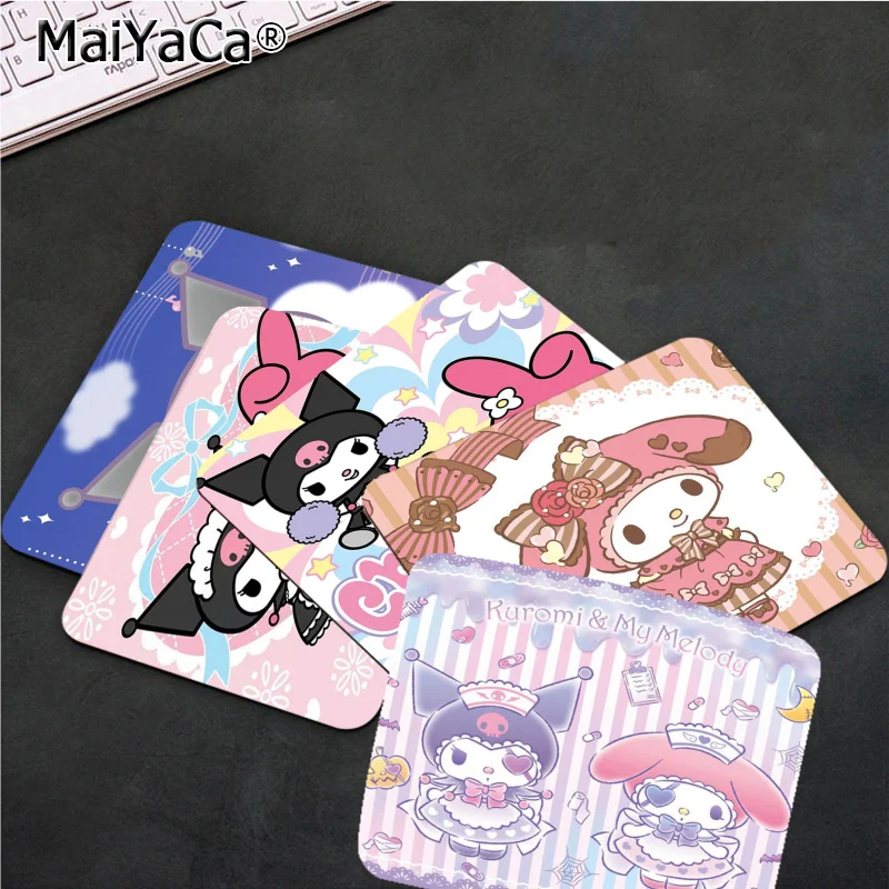 

MaiYaCa Custom Skin Japan Anime Kuromi Gamer Speed Mice Retail Small Rubber Mousepad Top Selling Wholesale Gaming Pad mouse