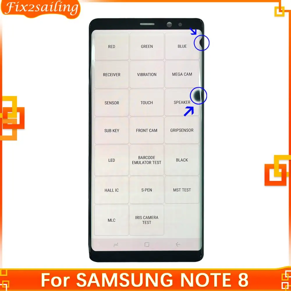 100% протестированный рабочий AMOLED ЖК-дисплей сенсорный экран в сборе для Samsung Galaxy