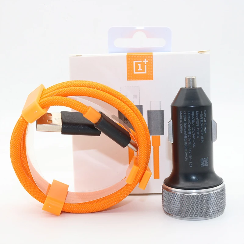 Car charger cable Чехол из ПВХ для OnePlus оригинальная панель приборов зарядка металлическое автомобильное Зарядное устройство для OnePlus 60 6T 5T 5 3T One Plus тире Тип usb C кабель для быстрой зарядки - Тип штекера: Car charger cable