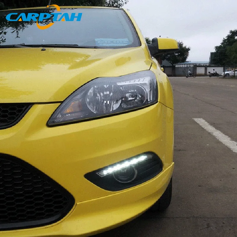 Светодиодный ные дневные ходовые огни для Ford Focus 2 Sedan 2009 2010 2011 водонепроницаемые