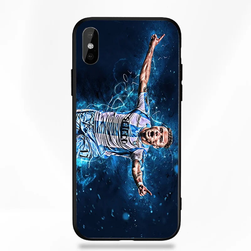 Чехол для телефона Immobile чехол для iphone DIY для Lazio FC чехол черный мягкий Уретановый Термопластик(tpu) для iphone 11Pro X XR XS MAX 7 8 7plus 6 6S 5S SE 5