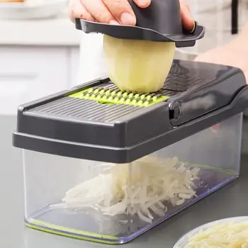 

7 In1 Food Vegetable Salad Fruit Peeler Cutter Slicer Dicer Chopper Kitchen
